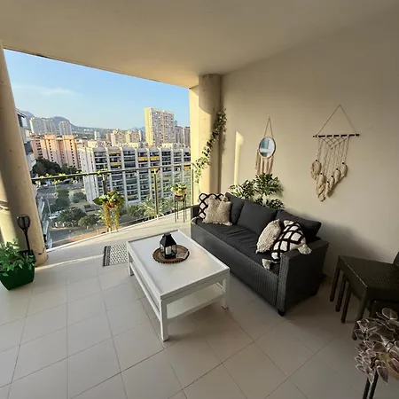 Oasis Cala Alta New 120qm Free Parking, Pool, 2 Bath, 3bdr, Wi-fi, Air-condit דירה בנידורם