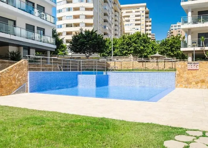 Oasis Cala Alta New 120qm Free Parking, Pool, 2 Bath, 3bdr, Wi-fi, Air-condit アパート *